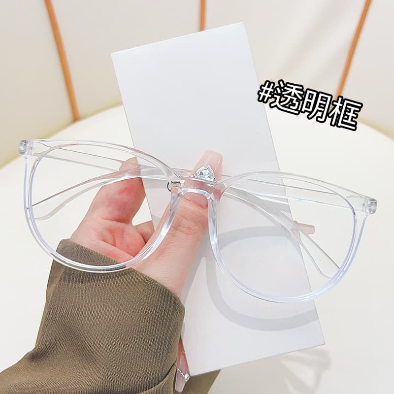 1965 new anti-blue light reading glasses, ultra-light Korean version, bare-faced internet celebrity, same style for men and women, finished elderly prescription glasses 5