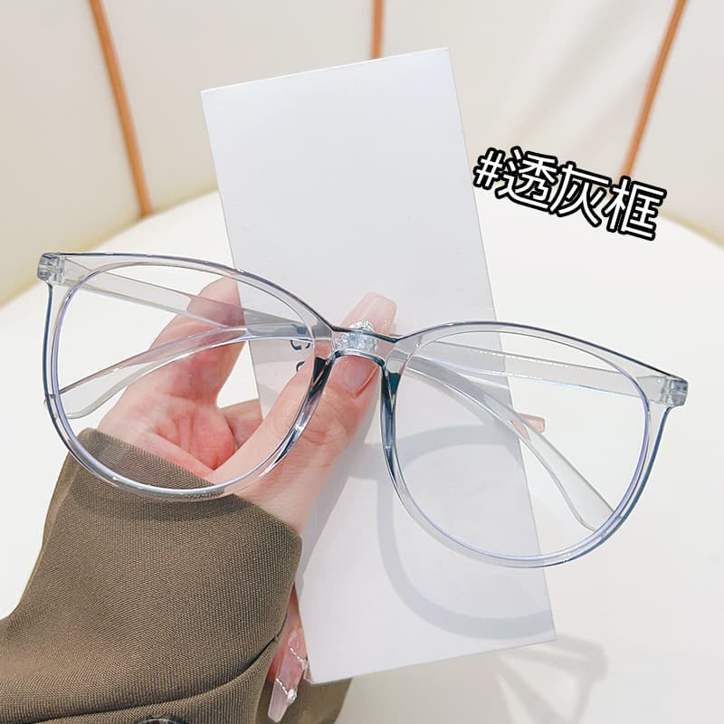 1965 new anti-blue light reading glasses, ultra-light Korean version, bare-faced internet celebrity, same style for men and women, finished elderly prescription glasses 9