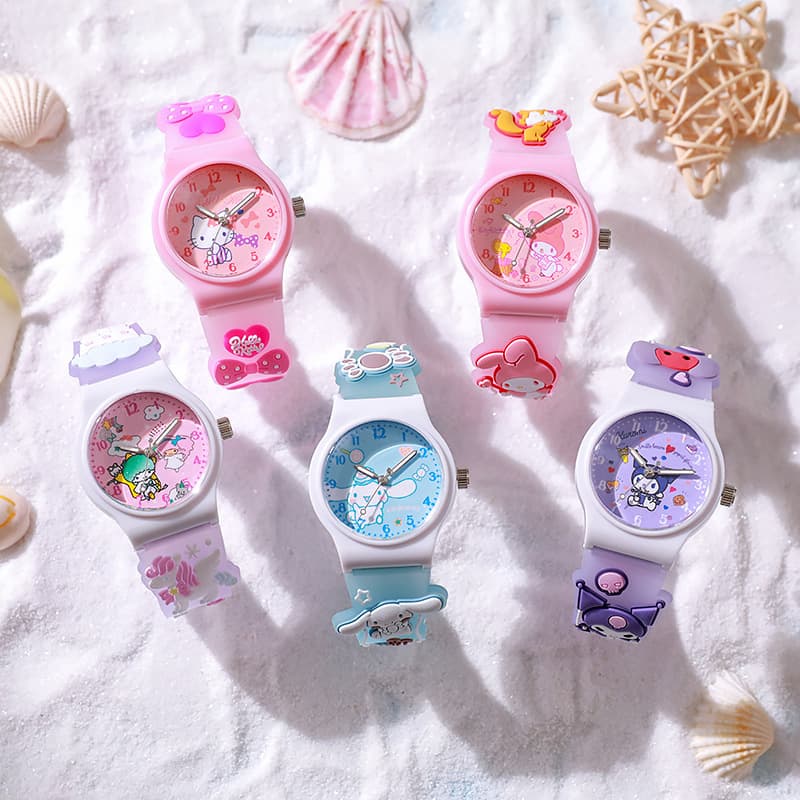 New cute cartoon children's watch jelly primary school student watch quartz watch gift for boys and girls 3