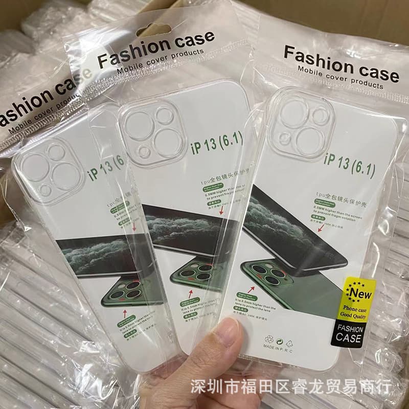 Transparent suitable for Apple 15/16 anti-fall 14 mobile phone case iphone13pro mobile phone case PM soft shell 11 wholesale 13 2