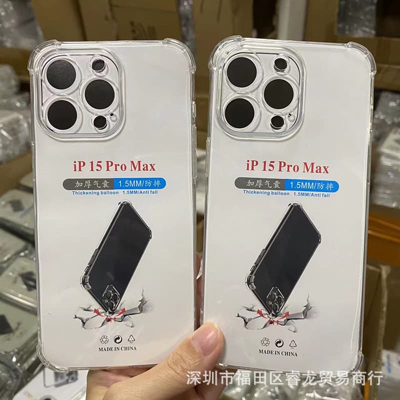 Transparent suitable for Apple 15/16 anti-fall 14 mobile phone case iphone13pro mobile phone case PM soft shell 11 wholesale 13 3