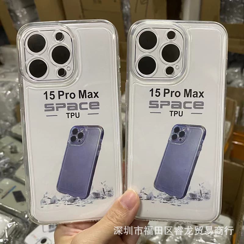 Transparent suitable for Apple 15/16 anti-fall 14 mobile phone case iphone13pro mobile phone case PM soft shell 11 wholesale 13 4