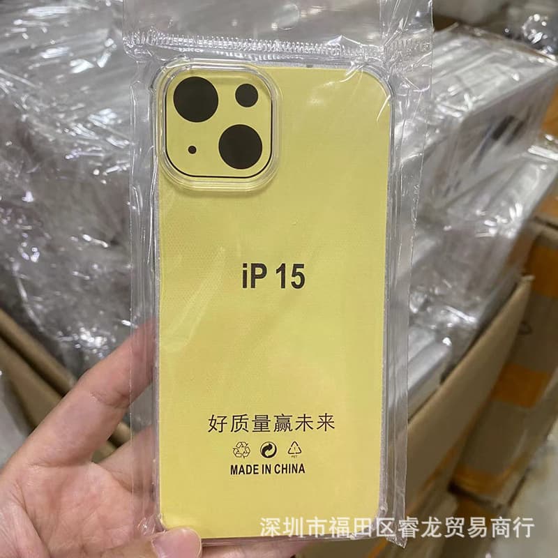 Transparent suitable for Apple 15/16 anti-fall 14 mobile phone case iphone13pro mobile phone case PM soft shell 11 wholesale 13 8