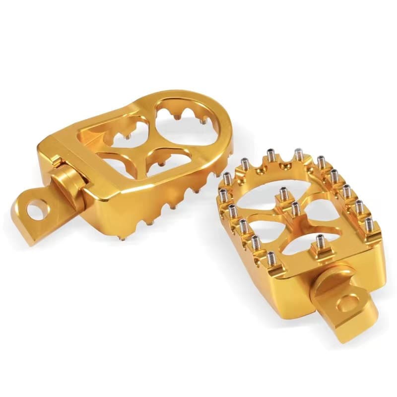 Modified non-slip pedal aluminum alloy enlarged pedal 10MM universal Harley off-road motorcycle pedal accessories 4
