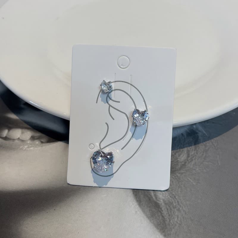 No piercing magnetic ear bone clip zircon magnetic ear bone nail for men explosive cochlear nail magnet stone cochlear nail for women wholesale 7