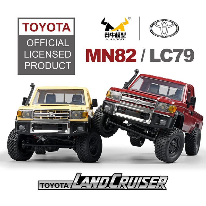 Mangniu MN82 four-wheel drive remote control off-road vehicle 1:12 Toyota Land Cruiser pickup LC79 climbing model toy boy 5