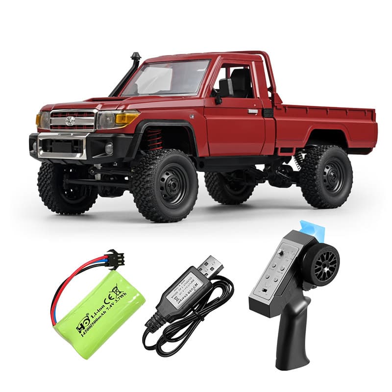 Mangniu MN82 four-wheel drive remote control off-road vehicle 1:12 Toyota Land Cruiser pickup LC79 climbing model toy boy 6
