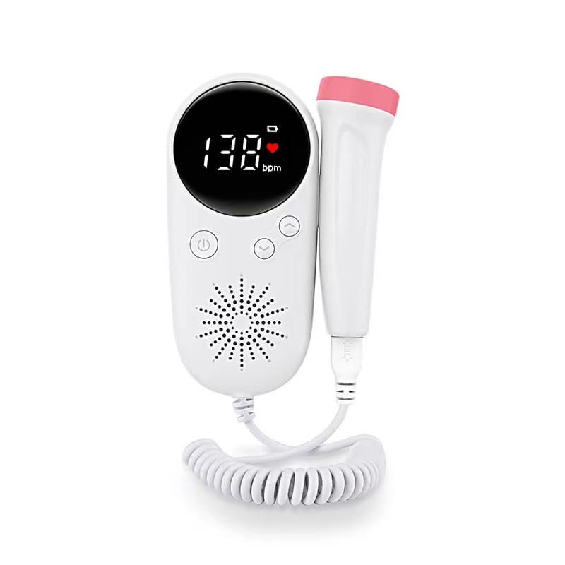 Ultrasound Doppler fetal heart rate meter home fetal heart rate monitor monitor coupling agent Fetal Doppler 8