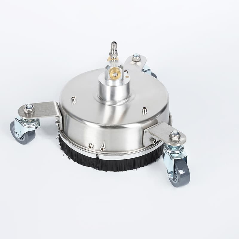 Stainless steel high-pressure cleaning machine, circular pavement scrubber, mobile floor scrubber, floor scrubber 2