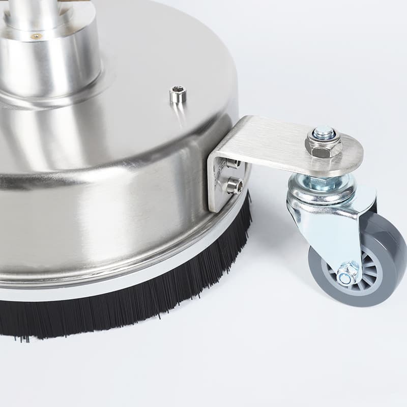 Stainless steel high-pressure cleaning machine, circular pavement scrubber, mobile floor scrubber, floor scrubber 4