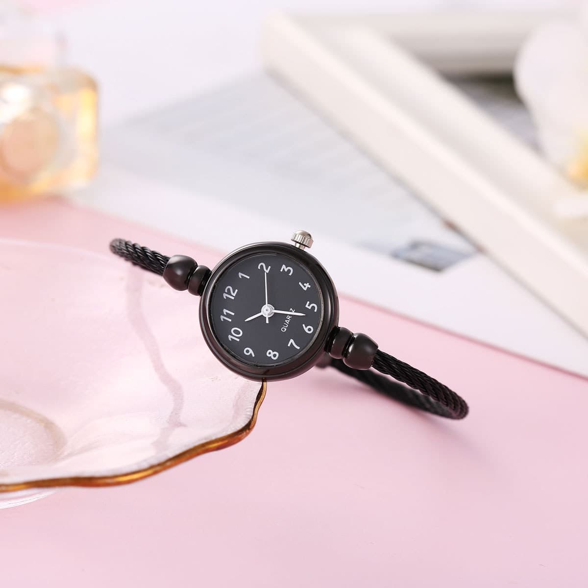 Casual women's watch small fresh watch student Korean version simple trend ulzzang bracelet style female student 9
