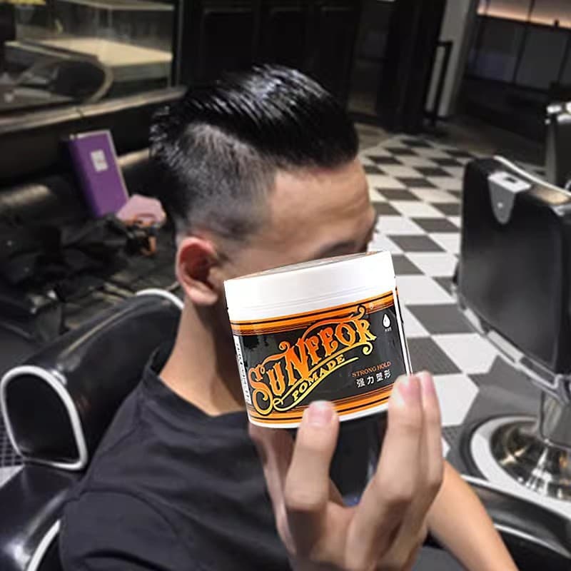 Retro Hair Oil Fragrant Styling Oil Head Balm Artifact Back Style Unscented Moisturizing Hair Wax Spray Men's Hairspray 3