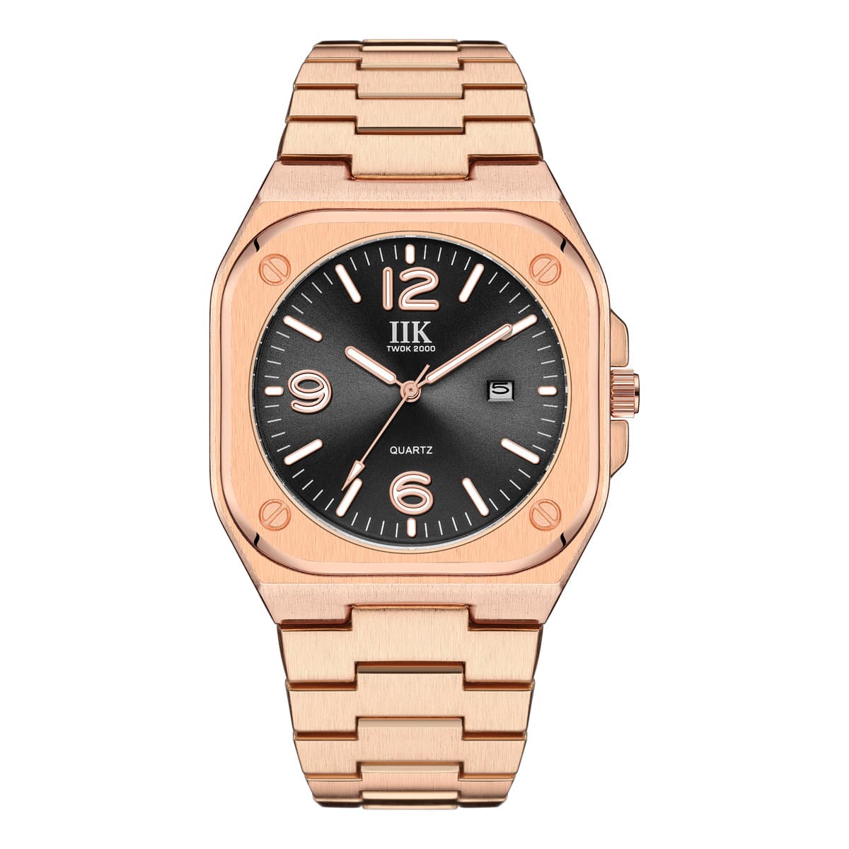 IIK 1382 cross-border popular watch men's watch luminous waterproof business casual quartz square men's watch wholesale 6