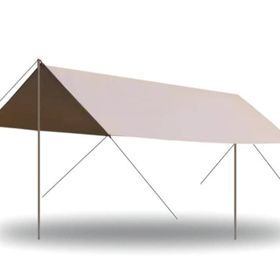 Camping canopy tent, outdoor camping awning, portable sun protection and rainproof ATV side vinyl curtain wholesale 6