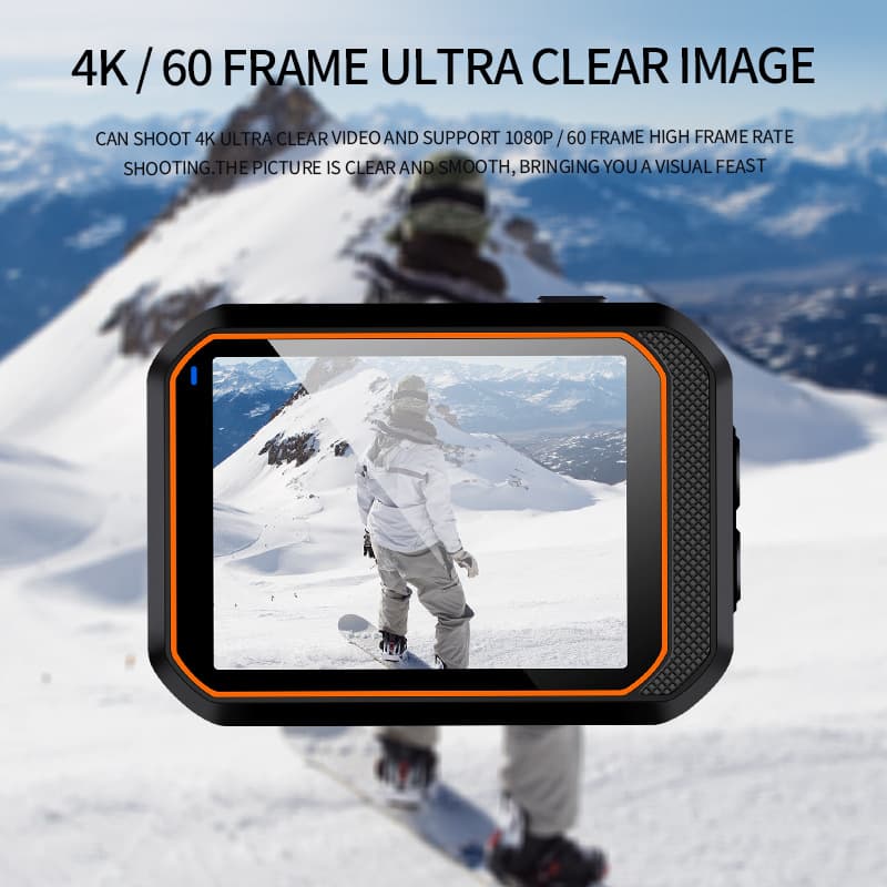 Weilang VIRAN Factory 4K Portable Action Camera Waterproof Outdoor Bike Travel Action Camera 4
