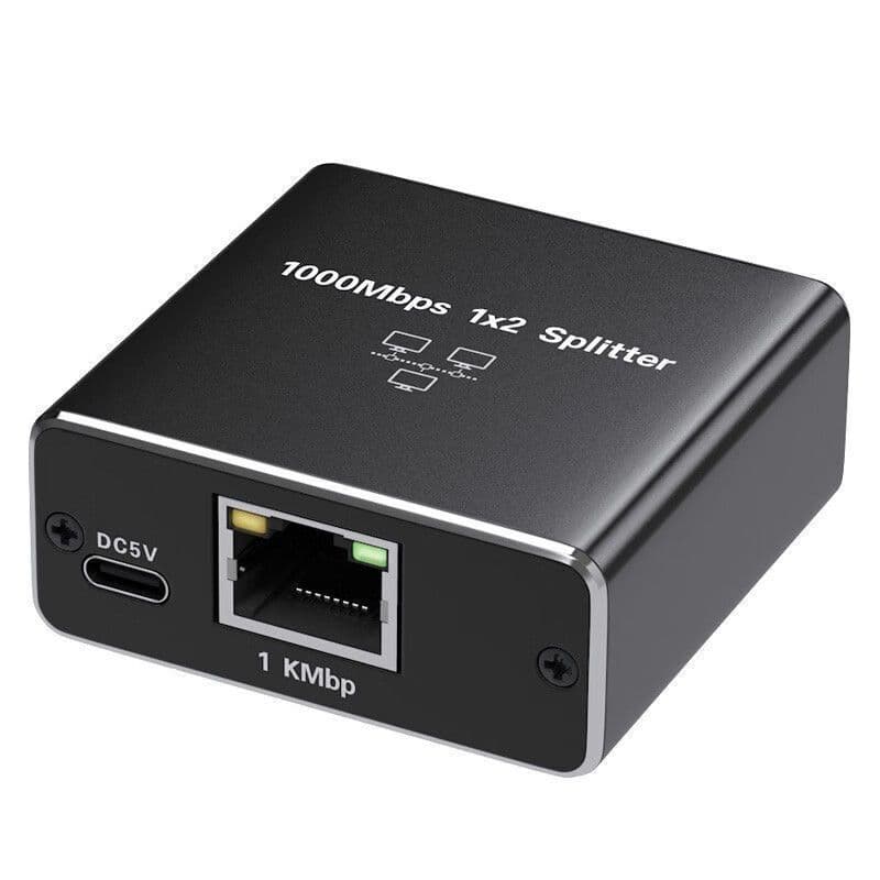 Gigabit network splitter one-to-two broadband routing network switch Gigabit network splitter one-to-two 6