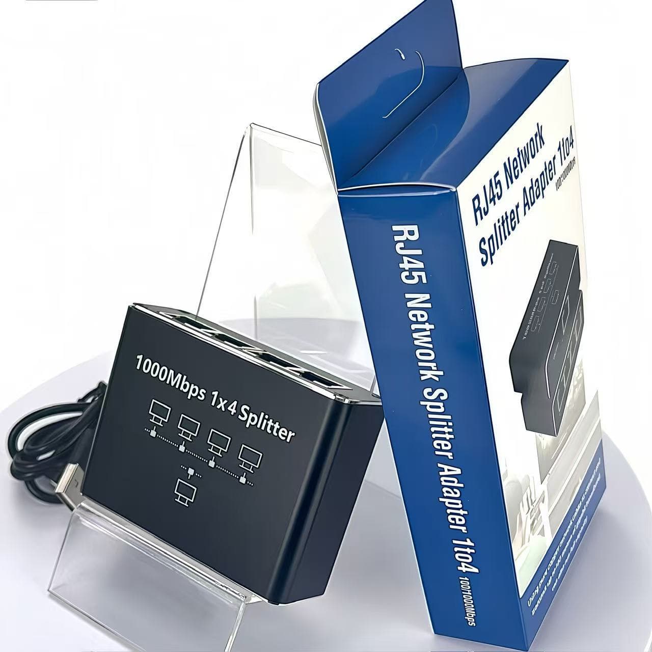 Gigabit network splitter one-to-two broadband routing network switch Gigabit network splitter one-to-two 8
