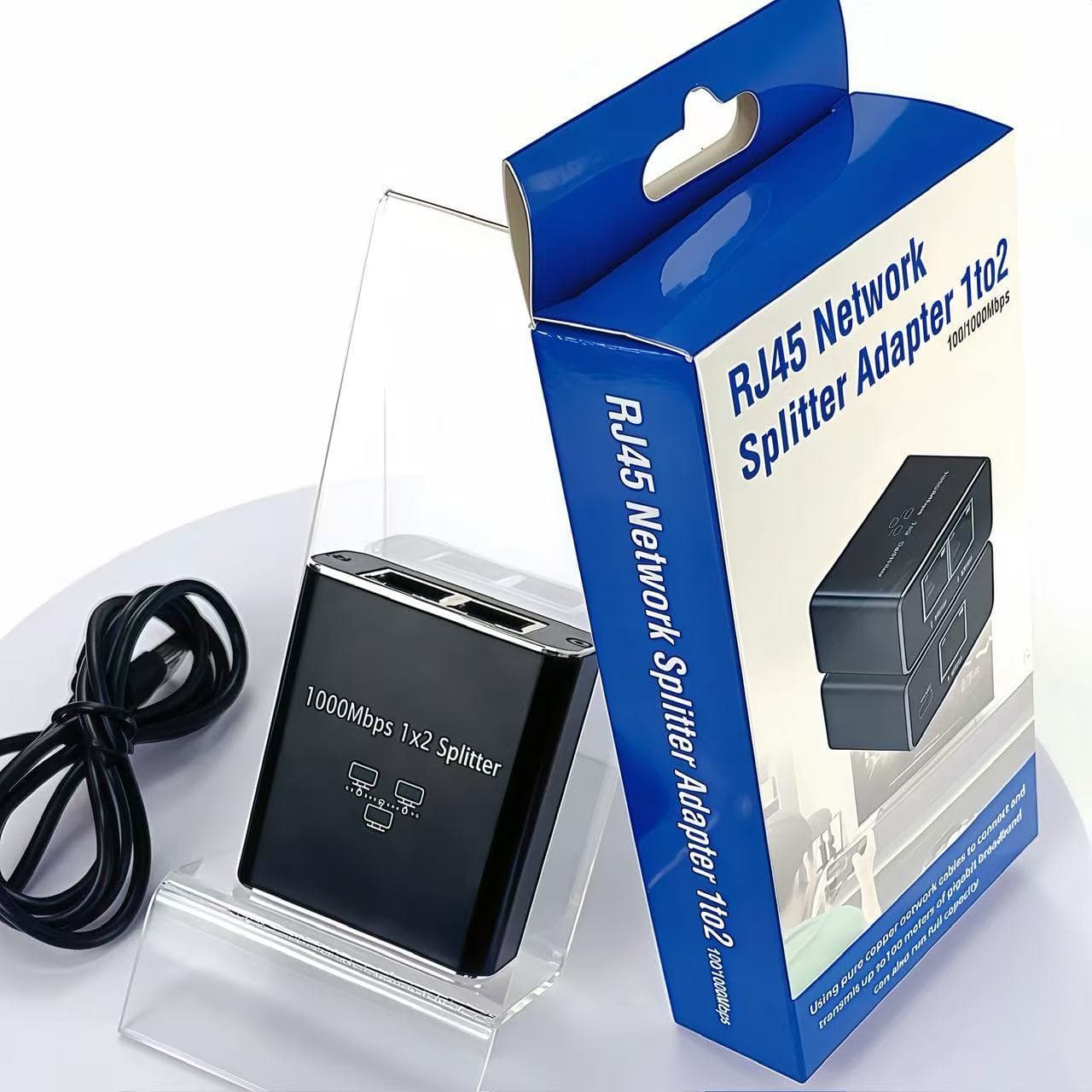 Gigabit network splitter one-to-two broadband routing network switch Gigabit network splitter one-to-two 10