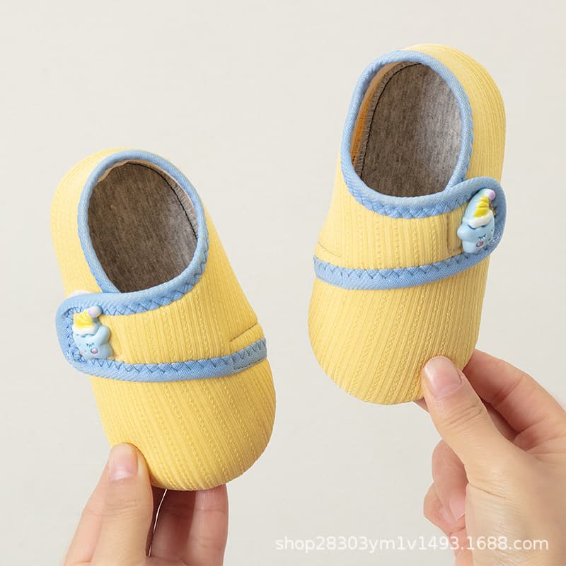 Baby floor shoes, spring and autumn cartoon Velcro socks, children's indoor home soft-soled non-slip cool-proof toddler shoes 8