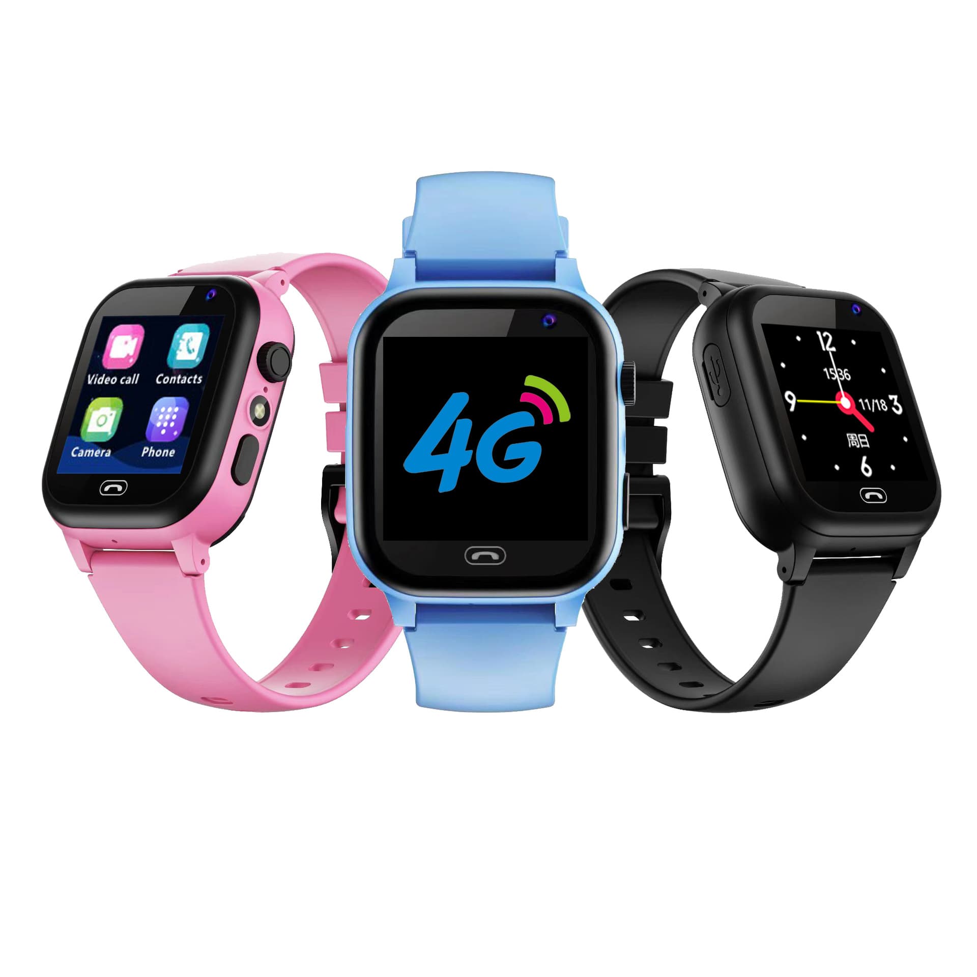 Foreign trade hot model Z6 children's waterproof multi-function touch GPS positioning 4G video call Q19 smart phone watch 3
