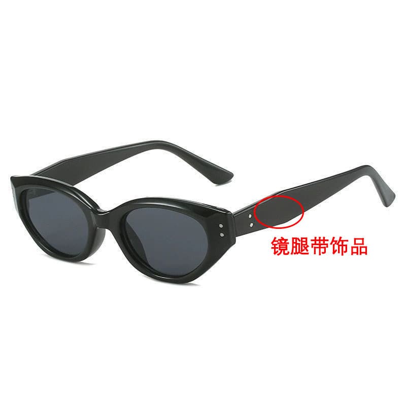 gm sunglasses women's high-end face-showing small anti-UV large-frame retro cat-eye glasses 2026 new sunglasses for men 6
