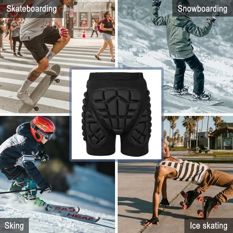 Winter sports ski outdoor protective equipment three-dimensional thickened hip protection EVA hip pad padded protective gear 4