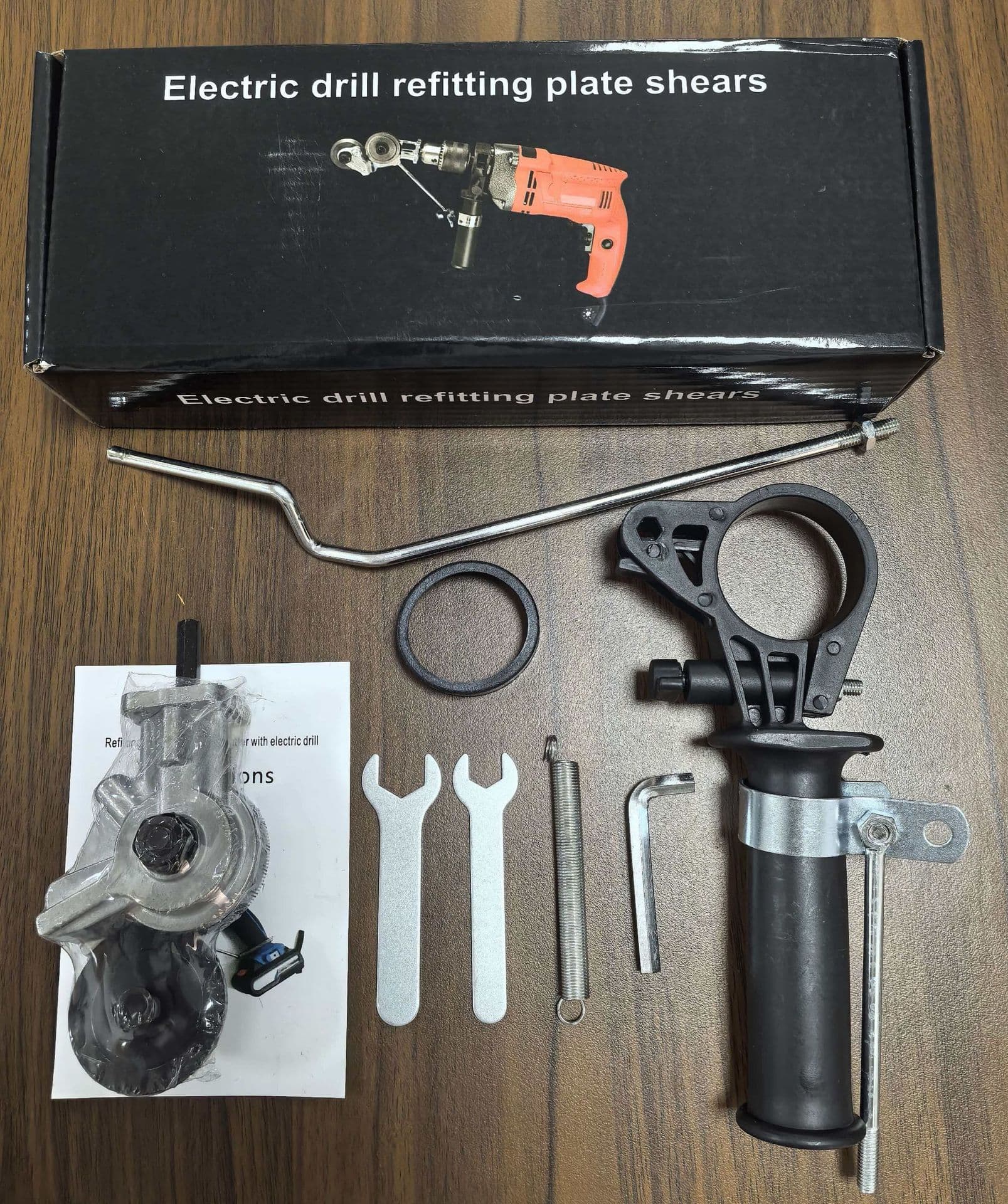 Yalike cross-border hand electric drill shear metal plate cutting artifact electric drill modified metal shears electric drill accessories tools 9