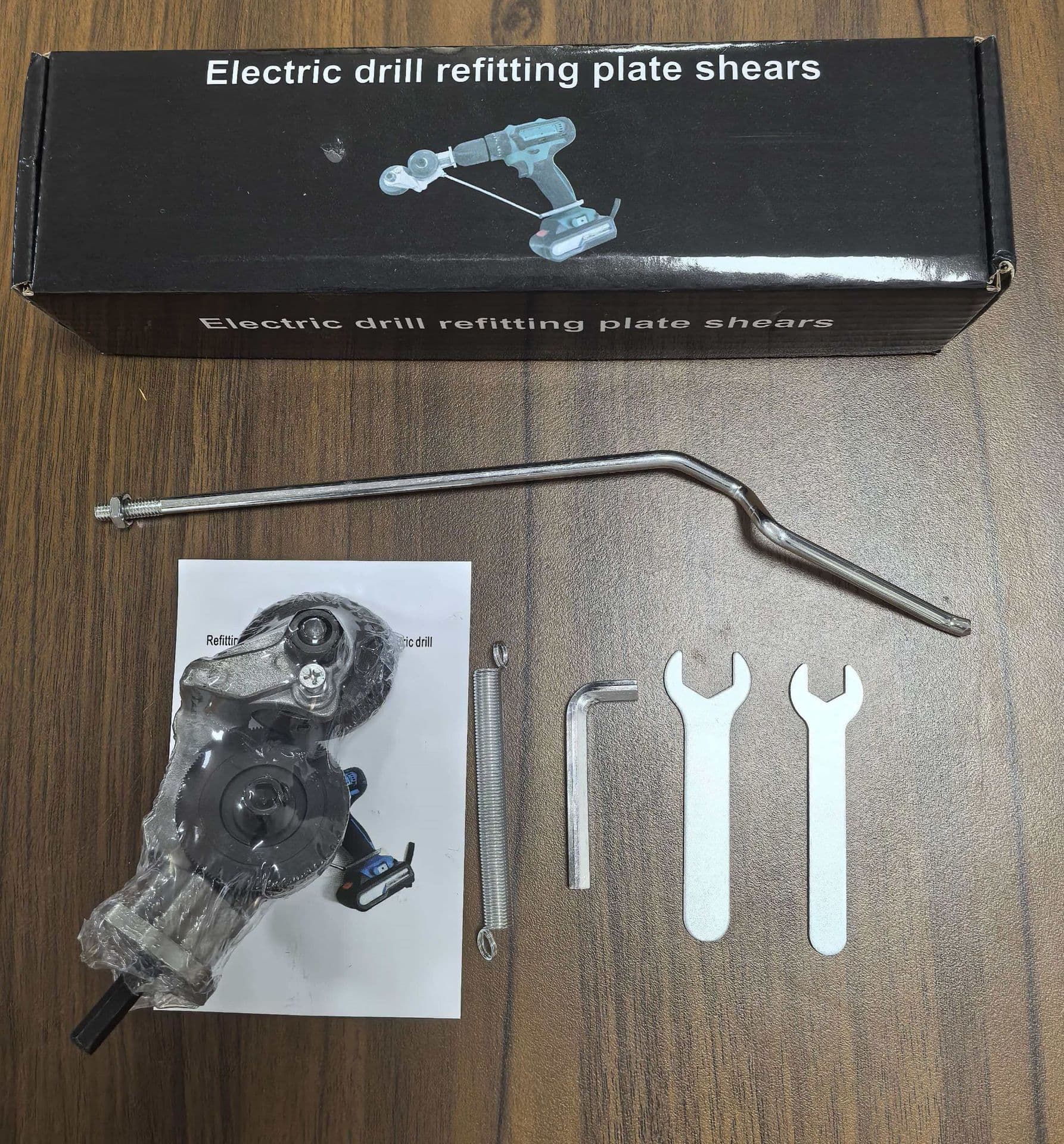 Yalike cross-border hand electric drill shear metal plate cutting artifact electric drill modified metal shears electric drill accessories tools 10