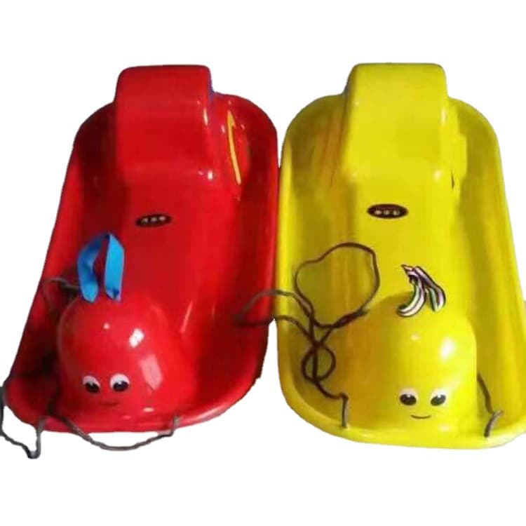 Children's skis thickened and wear-resistant winter snail sled sledge car skis adult ski equipment manufacturer 5