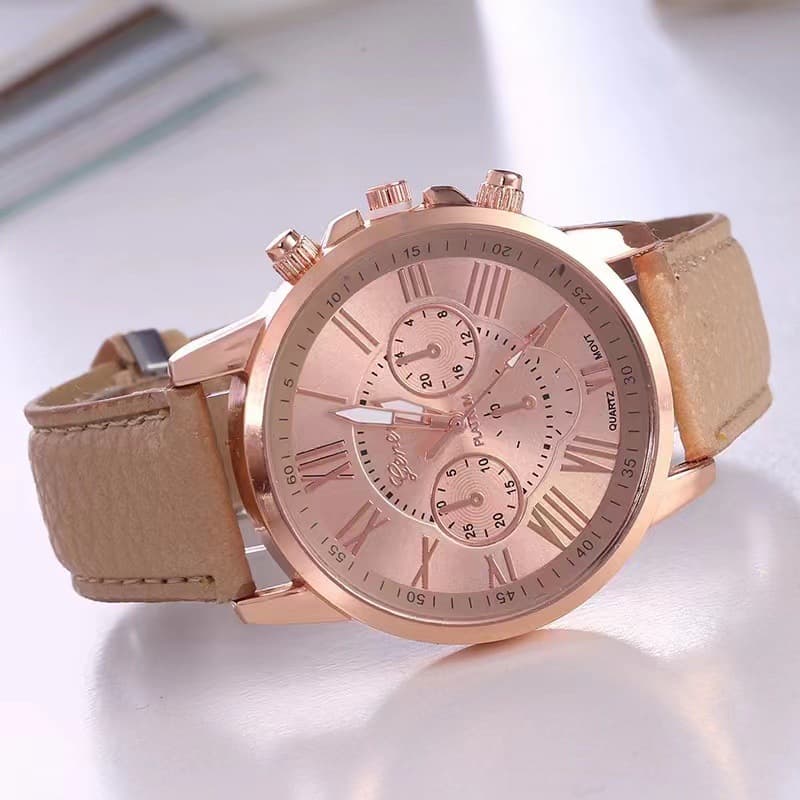 Women's Belt Watch Watch Geneva Quartz Watch Women's Women's Watch Scale Men's Fashion Quartz Watch Cross-Border 9