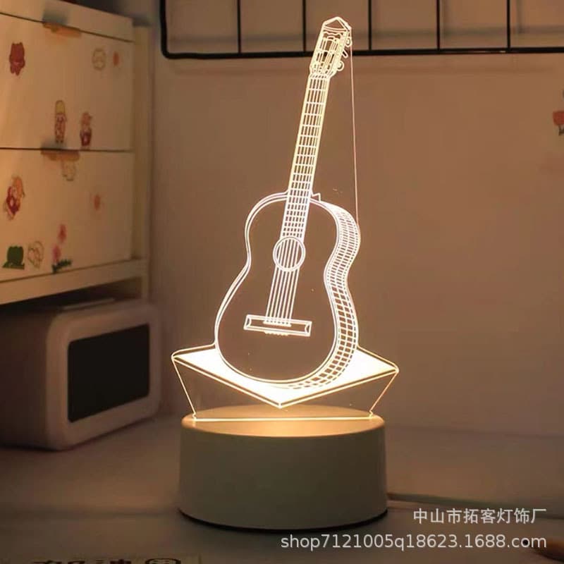 Creative 3D night light event gift holiday gift cartoon souvenir acrylic cross-border atmosphere bedroom table lamp 5