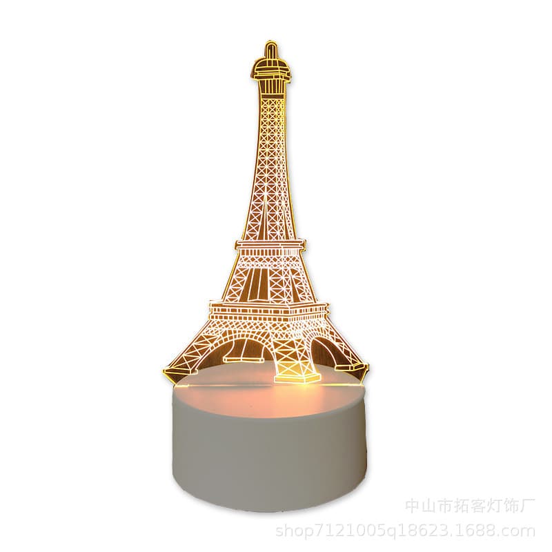 Creative 3D night light event gift holiday gift cartoon souvenir acrylic cross-border atmosphere bedroom table lamp 6