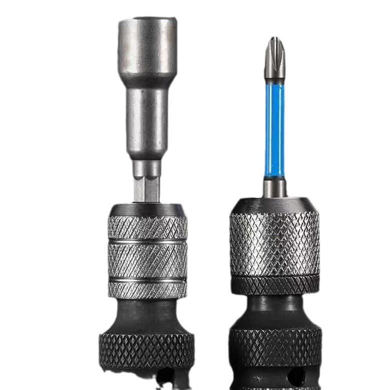 Manufacturer wholesale new thickened electric wrench adapter universal accessories drill bit telescopic spring sleeve electric drill 6