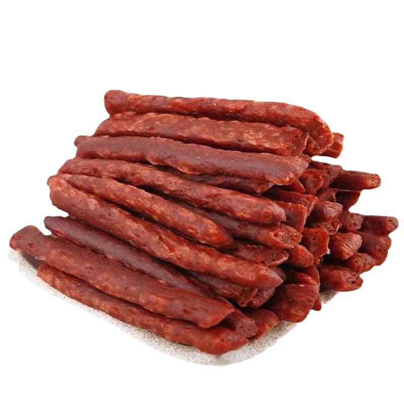 Dog snacks, beef strips, Teddy Golden Retriever nutrition training, teething dog food, mixed rice, jerky gift pack, fresh beef strips 6