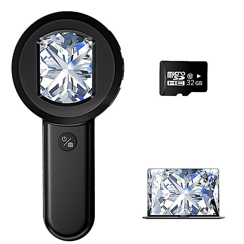 Cross-border new product portable high-definition electronic magnifying glass identification and appreciation tool electronic digital microscope 6