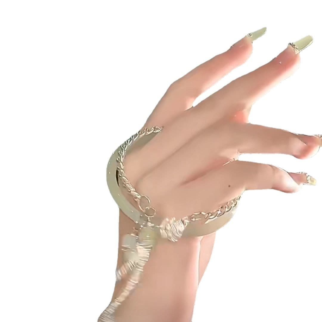 New Chinese style ancient style national trend bell bracelet women's light luxury niche exquisite bracelet high-end cold accessories tassel bracelet 6