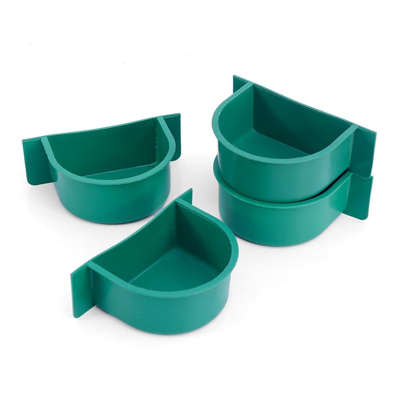 Hanging parrot bird cage in the starling food box, semi-circular food bowl, bird bowl, trough feeder, water box, bird cage accessories, bird supplies 3