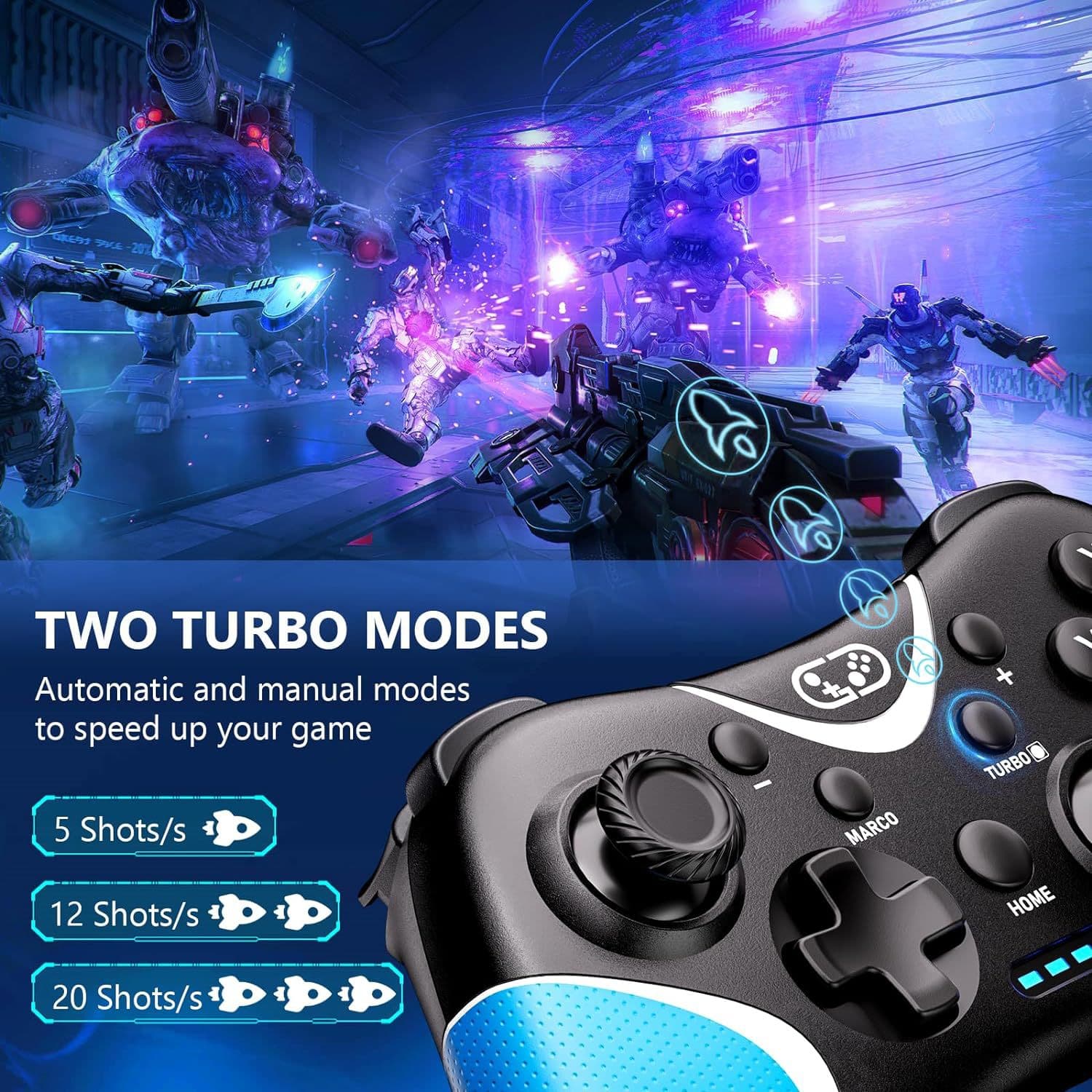 SWITCH game controller NS wireless controller custom back key programming burst Bluetooth wireless controller 5