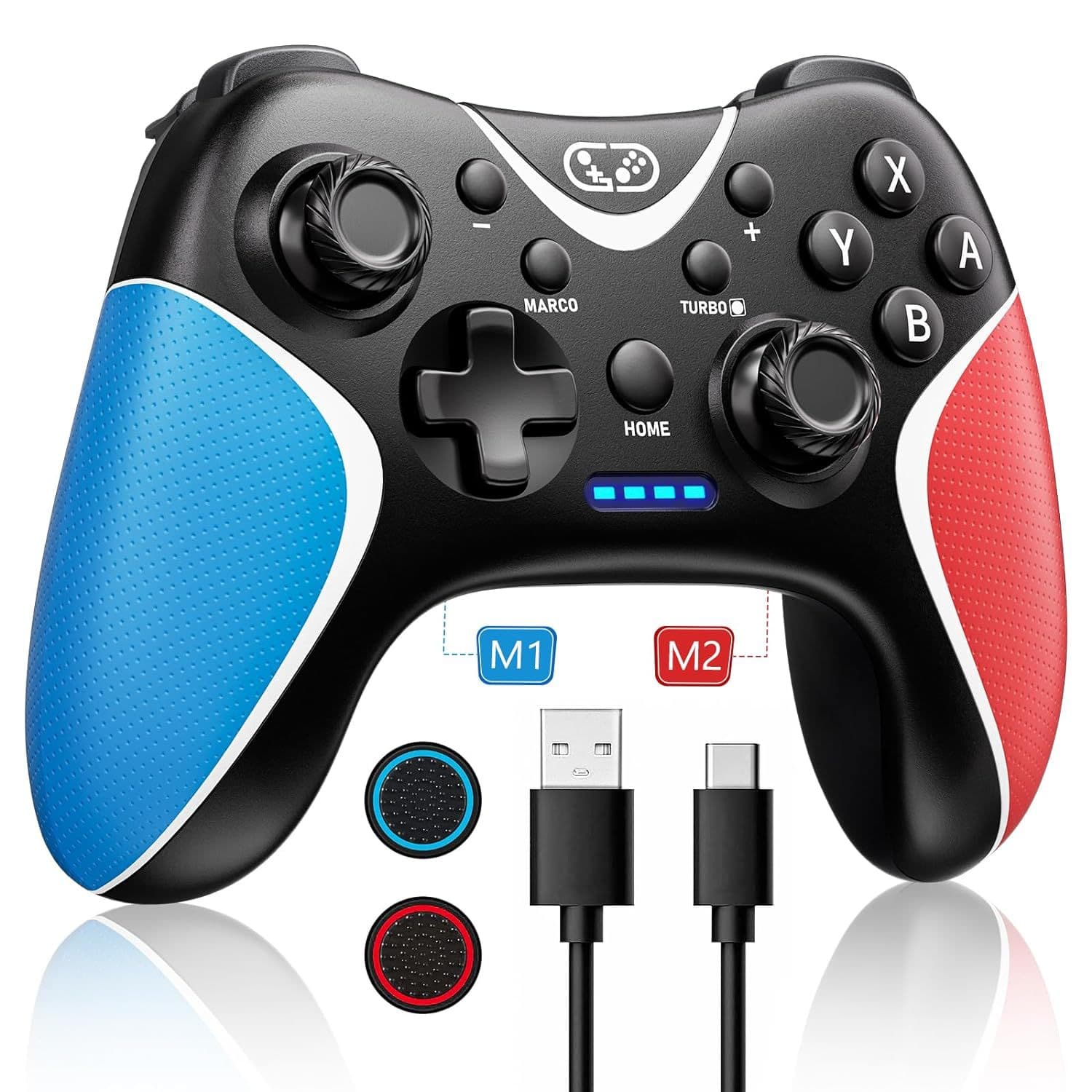 SWITCH game controller NS wireless controller custom back key programming burst Bluetooth wireless controller 6