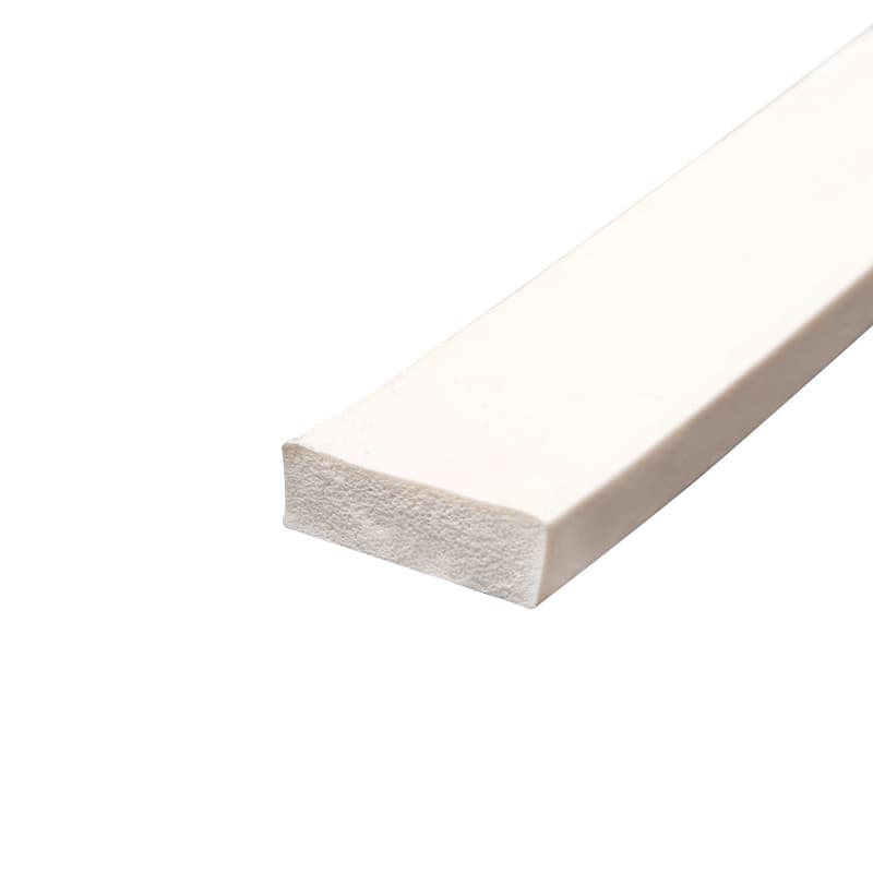 Silicone foam sealing strip manufacturer, high temperature resistance, shock absorption, dustproof, waterproof and anti-collision strip, rubber strip, square strip, sponge strip 5