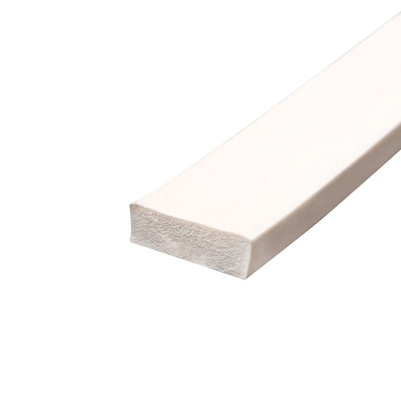 Silicone foam sealing strip manufacturer, high temperature resistance, shock absorption, dustproof, waterproof and anti-collision strip, rubber strip, square strip, sponge strip 6