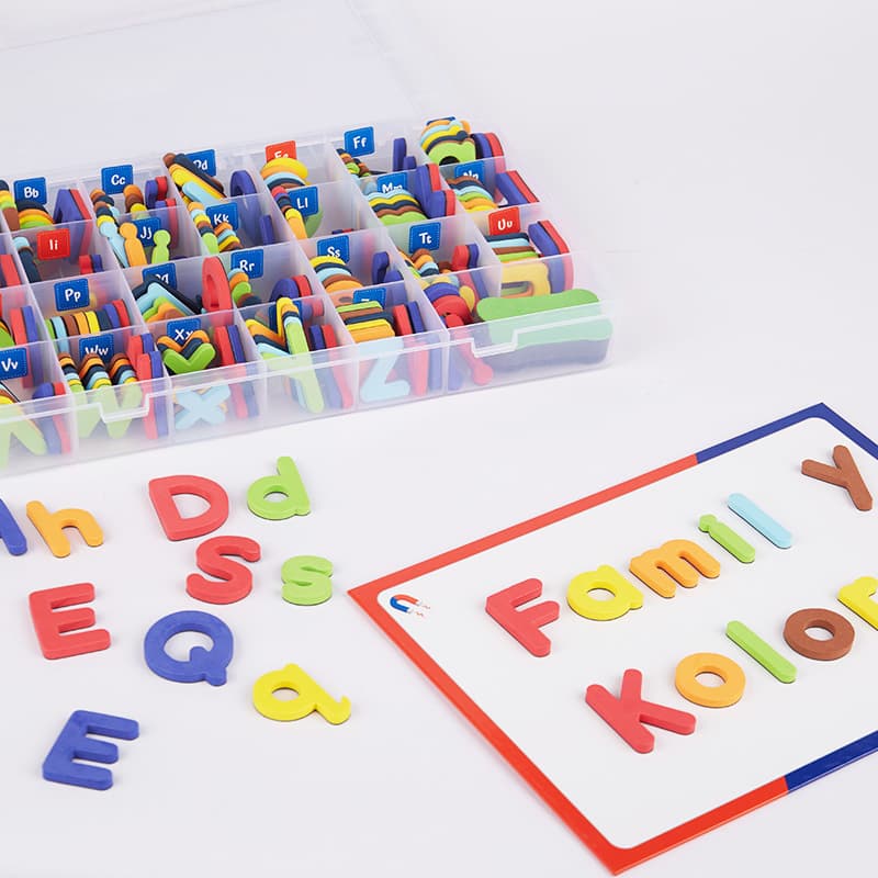 Educational children's toys alphabet magnetic stickers primary school word spelling English teaching aids small toys wholesale 2
