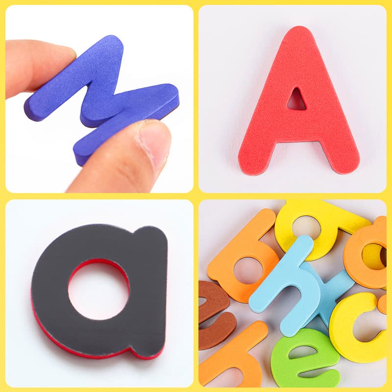 Educational children's toys alphabet magnetic stickers primary school word spelling English teaching aids small toys wholesale 4