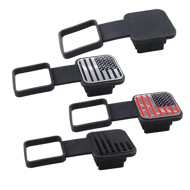 Cross-border auto parts modified car plug trailer cover trailer hook square mouth towing dust plug towing protective cover 1