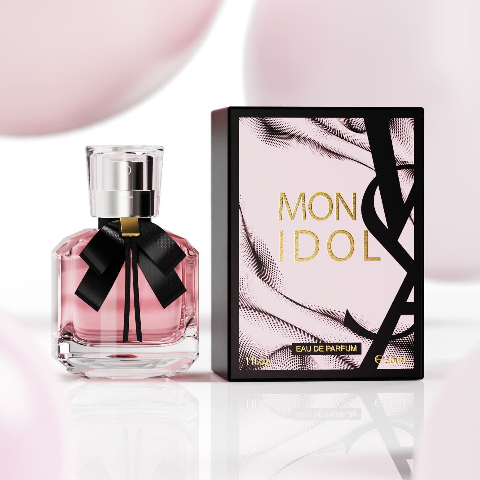 Ready-made Flower Story Douyin Kuaishou Women's Perfume Set Black Opium Three-piece Men's Perfume Gift Box 10