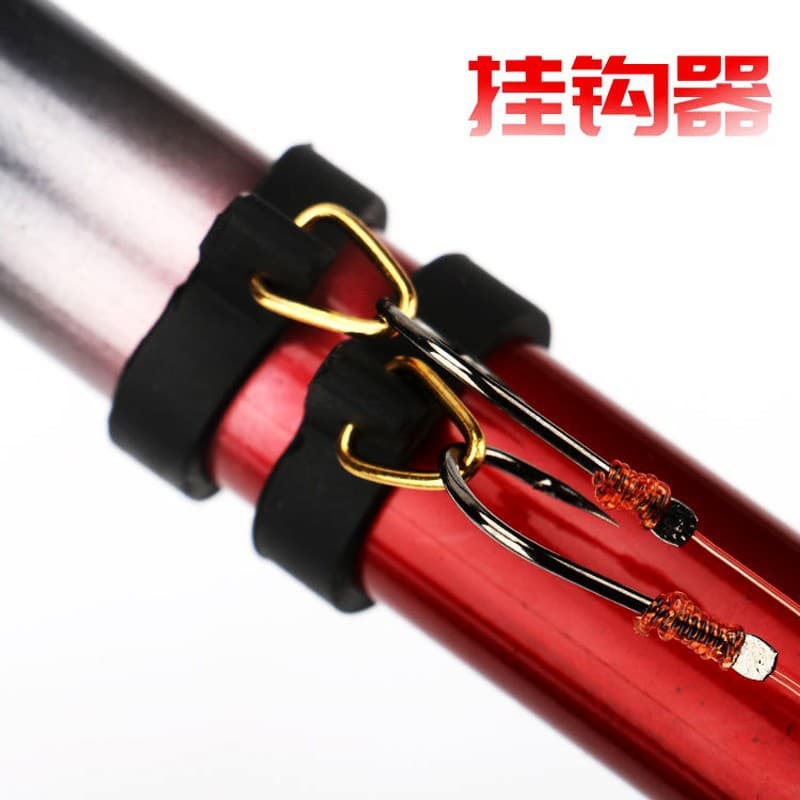 Fishing rod hook device, bait hook ring, pre-fishing lure, rod ring fishing gear, multi-functional fishing special 2