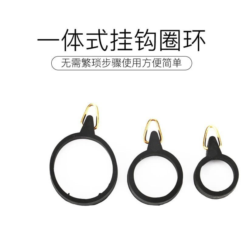 Fishing rod hook device, bait hook ring, pre-fishing lure, rod ring fishing gear, multi-functional fishing special 5
