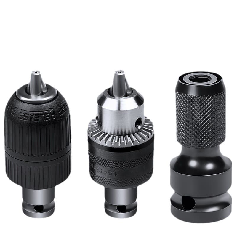 Electric wrench converter accessories set, drill bit, wind cannon, telescopic sleeve, chuck, electric board adapter 6