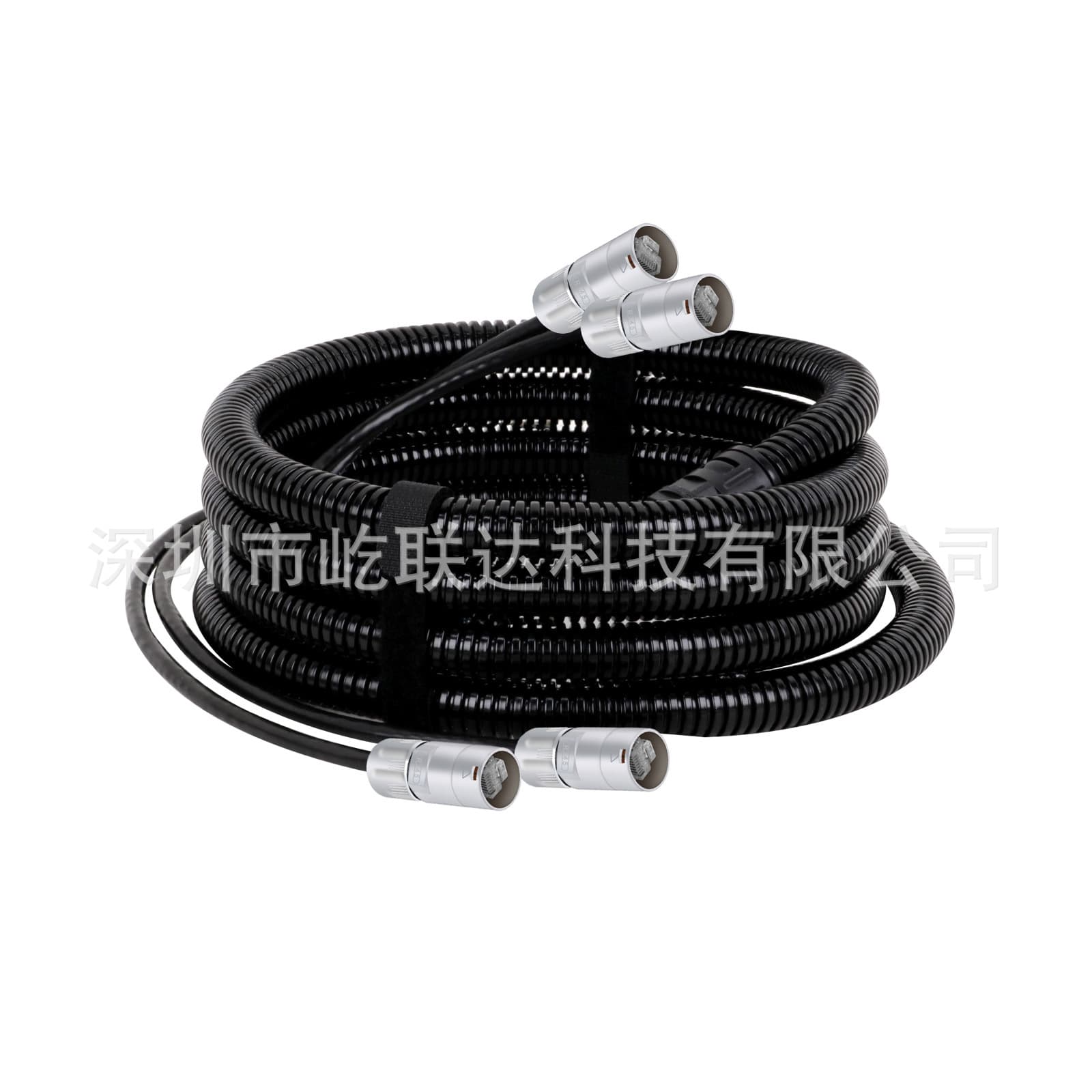 Shielded cable audio cable two-in-one Category 5e 6 network cable Ethernet network cable combination cable composite cable finished cable 1
