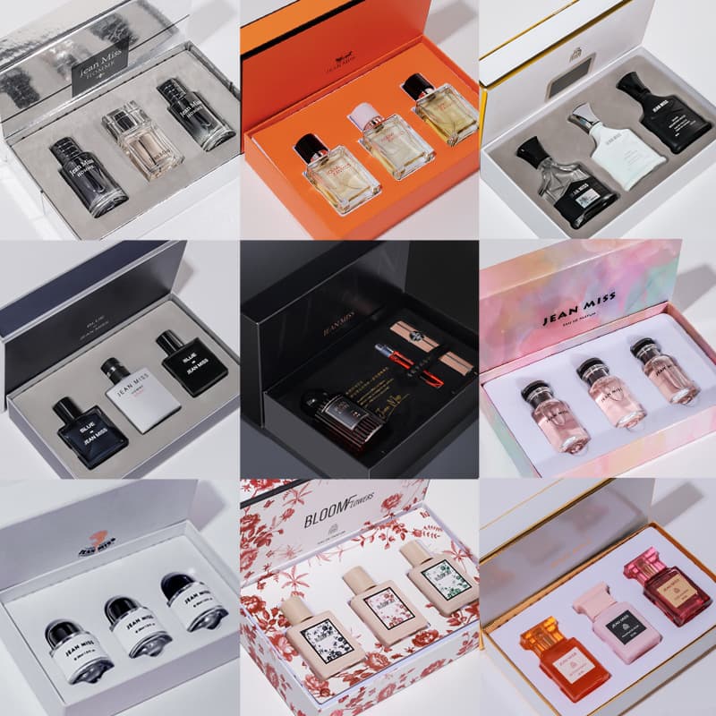 Cross-border popular women's perfume gift box long-lasting true me encounter wild blue men's Vietnamese perfume set wholesale 2